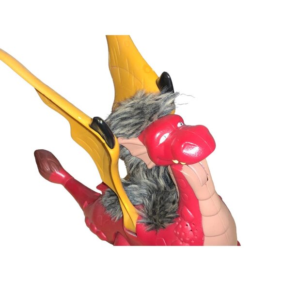 Imaginext Red Dragon with Fuzzy Hair, Sound and Stomping Foot 2008 - Picture 4 of 11
